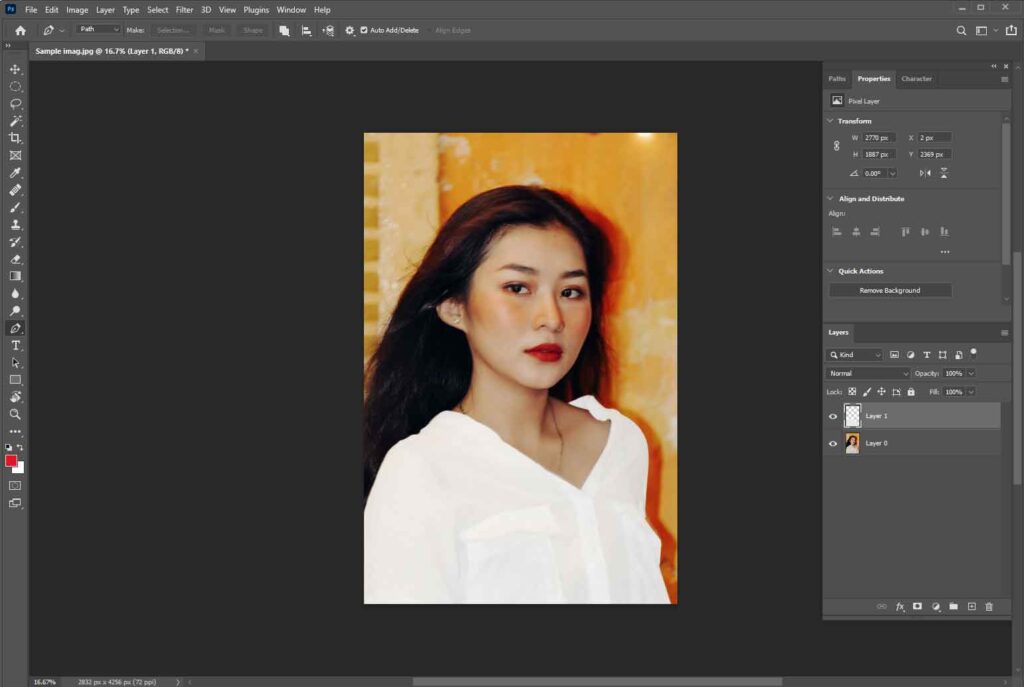 See Through Clothes In Photoshop | Photoshop X-ray Effect