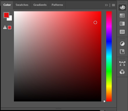 how to pick color from color Platte in photoshop