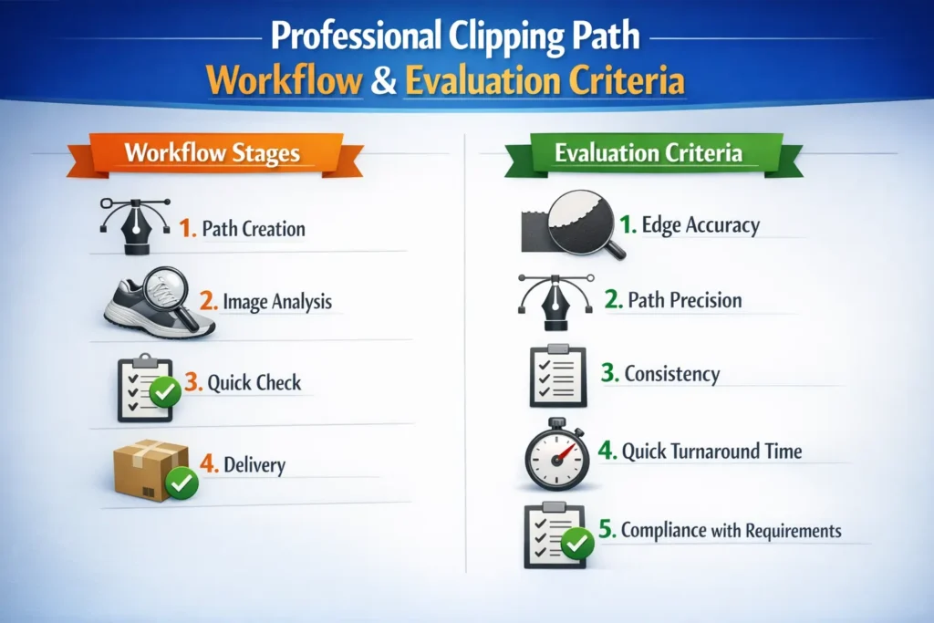 How To Choose The Best Clipping Path Service? Clipping Path Workflow Evaluation Criteria 2