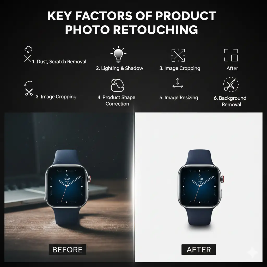 What Is Product Photo Retouching and Why It’s Essential for E-commerce Success Key Factors of product photo retouching