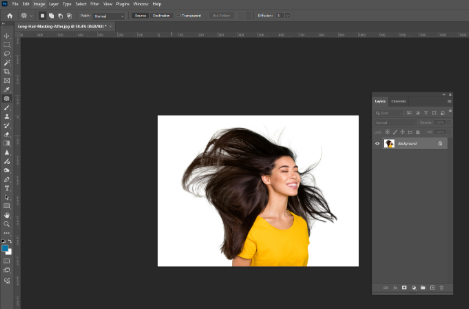 How to Remove the White Background in Photoshop Background layer