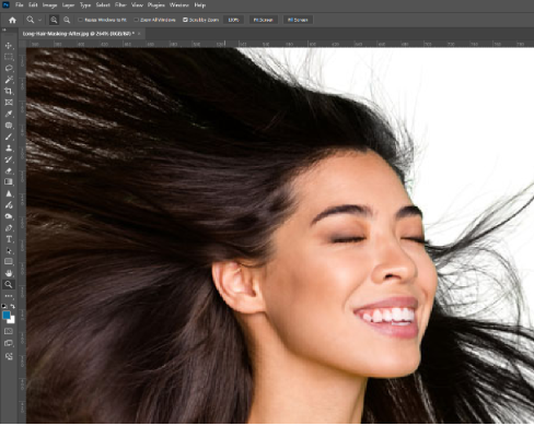 How to Remove the White Background in Photoshop Pan around