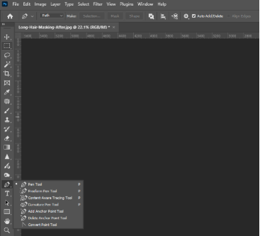 How to Remove the White Background in Photoshop Pen Tool p