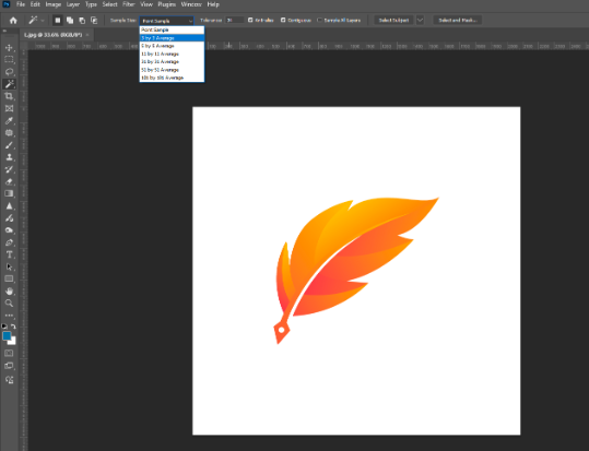 How to Remove the White Background in Photoshop point sample