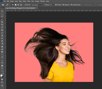 How to Remove the White Background in Photoshop Press Q 1