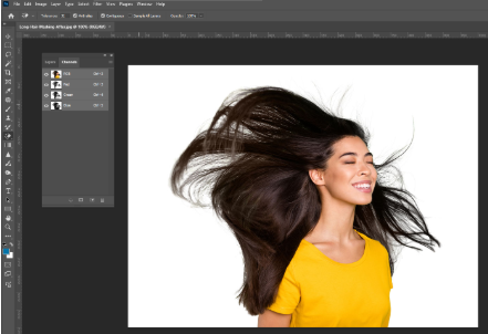 How to Remove the White Background in Photoshop red, white and blue