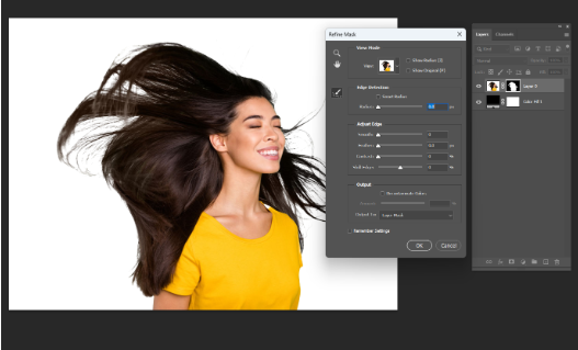 How to Remove the White Background in Photoshop Retain hair details